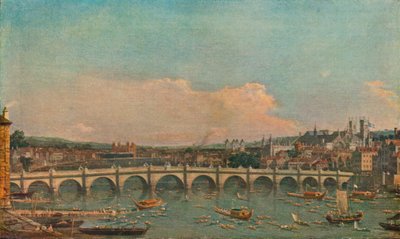 Westminster híd, c1746 alkotó: Giovanni Antonio Canal