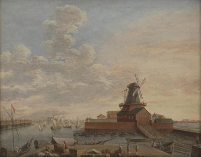 A haditengerészeti hajógyár Christianshavnban alkotó: Giovanni Antonio Cesari