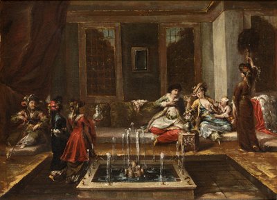 Örmény belső vagy Orient Scene par Guardi, Giovanni Antonio (1699-1760). Olaj, vászon, mérete: 44x61,5 alkotó: Giovanni Antonio Guardi