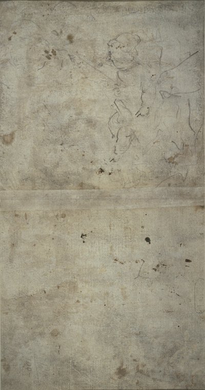 Vázlat a Krisztus gyermekét tartó Józsefről alkotó: Giovanni Antonio Guardi