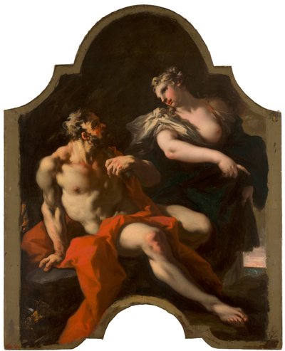 Mitológiai vagy allegorikus ábrázolás alkotó: Giovanni Antonio Pellegrini