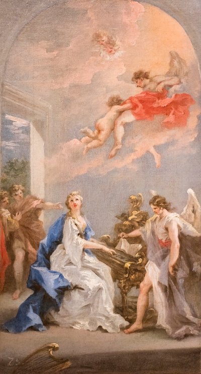 Sainte Cécile alkotó: Giovanni Antonio Pellegrini