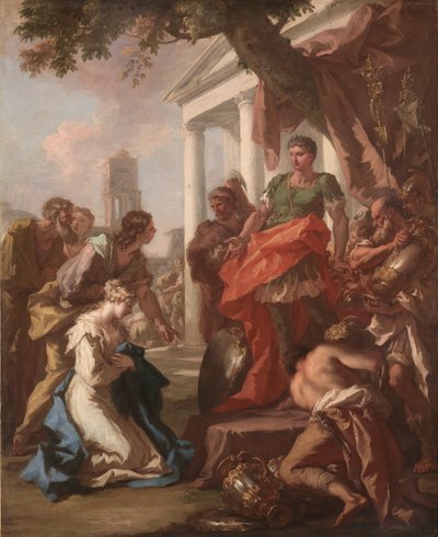 Scipio kontinenciája alkotó: Giovanni Antonio Pellegrini