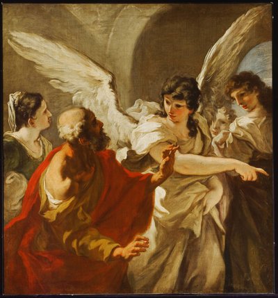 Lót menekülése alkotó: Giovanni Antonio Pellegrini