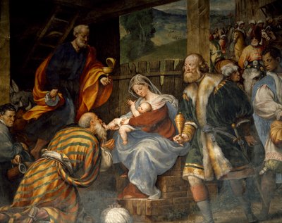 A mágusok imádása alkotó: Giovanni Antonio Pordenone