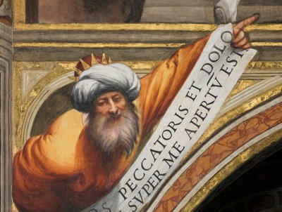 Központi hajó, Third Span South, IL Pordenone 1520, mellszobor prófétával alkotó: Giovanni Antonio Pordenone