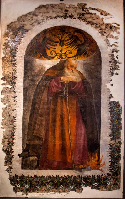 St. Antonio (olaj, vászon) alkotó: Giovanni Antonio Pordenone