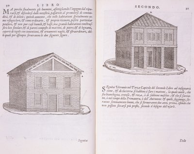 Lakásfejlesztés, a „Della Architettura”-ból, 1590-ben alkotó: Giovanni Antonio Rusconi