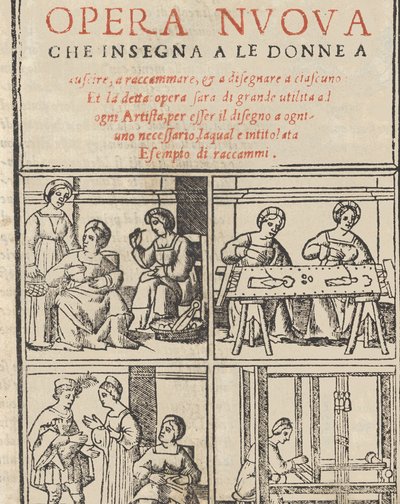 Példa a recammira, 1530. alkotó: Giovanni Antonio Tagliente