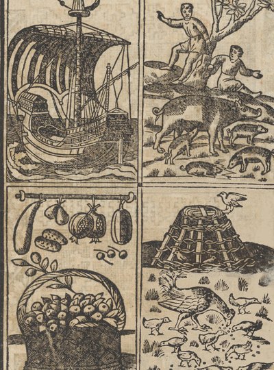 Recammi példa, 9. oldal recto, 1530. alkotó: Giovanni Antonio Tagliente