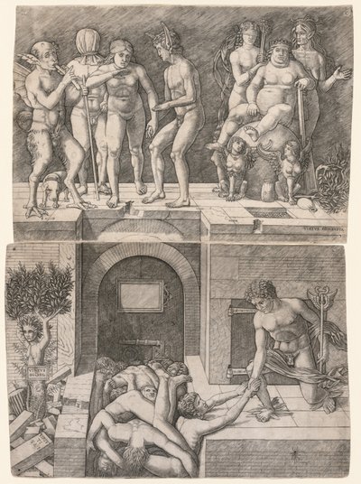 A tudatlan emberiség bukásának allegóriája alkotó: Giovanni Antonio da Brescia