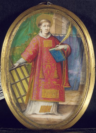 Szent Lőrinc alkotó: Giovanni B. Castello