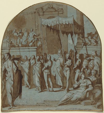 Szent Antoninus belépése Firenzébe alkotó: Giovanni Balducci