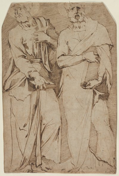 Két állószent, 1563-1572. alkotó: Giovanni Bandini