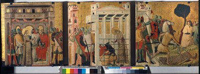 Szent Kolumba történetei, 1345-50 alkotó: Giovanni Baronzio da Rimini