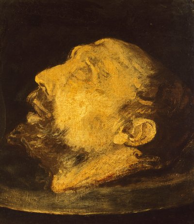 Keresztelő Szent János feje egy fennsíkon alkotó: Giovanni Battista (1567 1633) Crespi