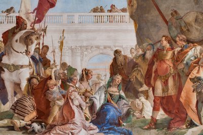 Nagy Sándor kontinencia (részlet) alkotó: Giovanni Battista Tiepolo