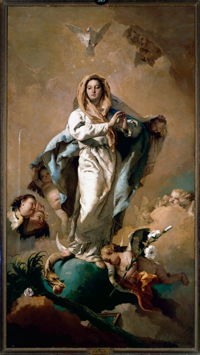 Szeplőtelen Fogantatás alkotó: Giovanni Battista Tiepolo