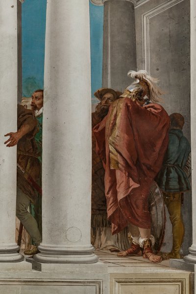 Palazzina (Kis épület), a bejárati hall: "Iphigenia áldozata", részlet alkotó: Giovanni Battista Tiepolo