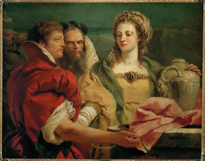 Rebecca a kútnál ... alkotó: Giovanni Battista (1696-1770) Tiepolo
