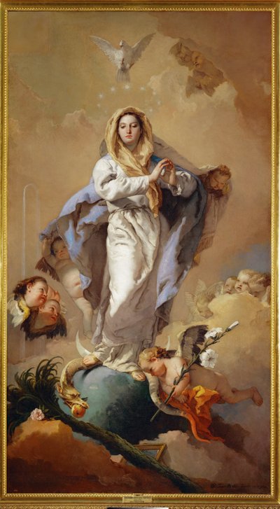 A Szeplőtelen Fogantatás alkotó: Giovanni Battista (1696-1770) Tiepolo