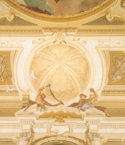 Giambattista Tiepolo (1696-1770) freskói a bálterem mennyezetén, Villa Pisani, Stra, Velence alkotó: Giovanni Battista Tiepolo