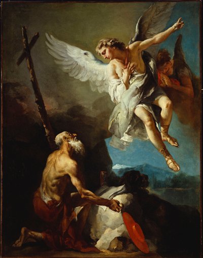 Szent Jeromos látomása (olaj, vászon) alkotó: Giovanni Battista Tiepolo
