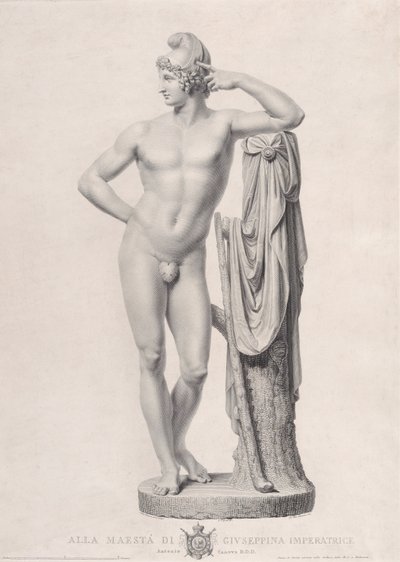 Párizs egy fatönkre támaszkodva, 1817. alkotó: Giovanni Battista Balestra