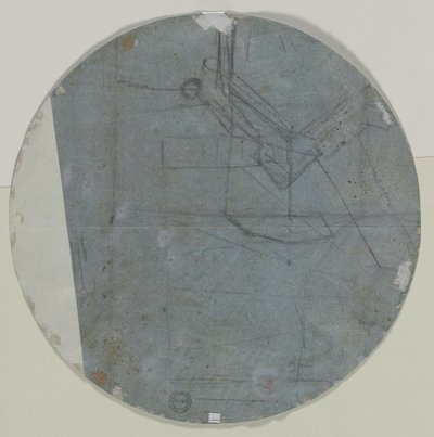 Építészeti vázlat(?) (verso) alkotó: Giovanni Battista Benaschi