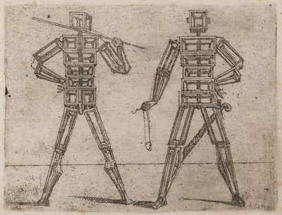 A "Bizzarie di different figures" című filmből alkotó: Giovanni Battista Bracelli