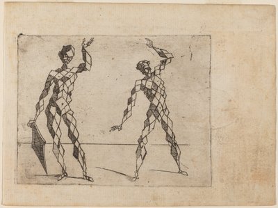 A "Bizzarie di different figures" című filmből alkotó: Giovanni Battista Bracelli