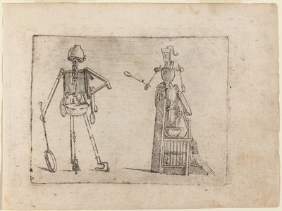 A "Bizzarie di different figures" című filmből alkotó: Giovanni Battista Bracelli