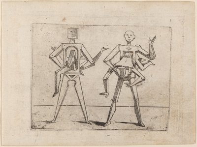 A Különféle figurák bizarrából alkotó: Giovanni Battista Bracelli