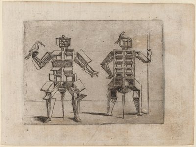 A "Bizzarie di different figures" című filmből alkotó: Giovanni Battista Bracelli