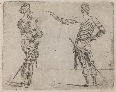 A Különféle figurák bizarrából alkotó: Giovanni Battista Bracelli