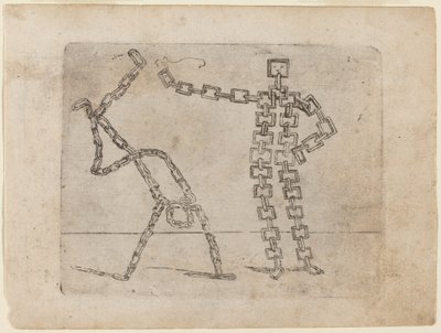 A "Bizzarie di different figures" című filmből alkotó: Giovanni Battista Bracelli