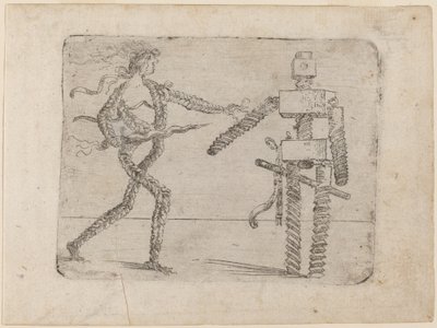 A Különféle figurák bizarrából alkotó: Giovanni Battista Bracelli