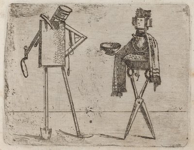 A "Bizzarie di different figures" című filmből alkotó: Giovanni Battista Bracelli