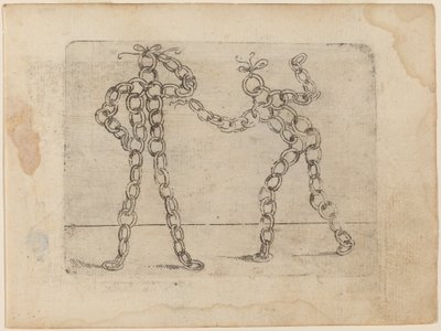 A "Bizzarie di different figures" című filmből alkotó: Giovanni Battista Bracelli