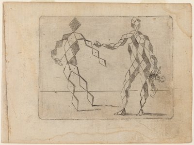 A "Bizzarie di different figures" című filmből alkotó: Giovanni Battista Bracelli