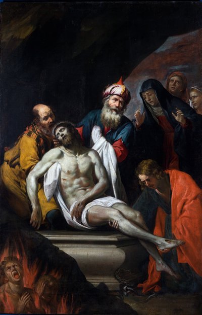 Lerakás a sírban alkotó: Giovanni Battista Casoni