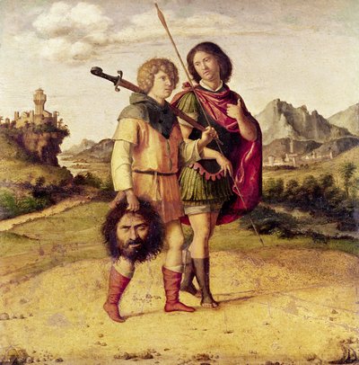 Dávid és Jonatán, 1505–1510 körül (olaj, fa) alkotó: Giovanni Battista Cima da Conegliano
