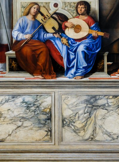 Szűz és gyermeke és szentek alkotó: Giovanni Battista Cima da Conegliano