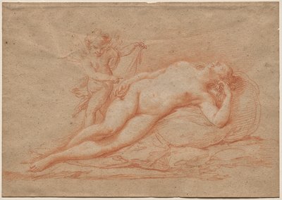 Fekvő akt Ámorral alkotó: Giovanni Battista Cipriani