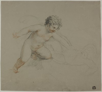Két Putti harcol alkotó: Giovanni Battista Cipriani