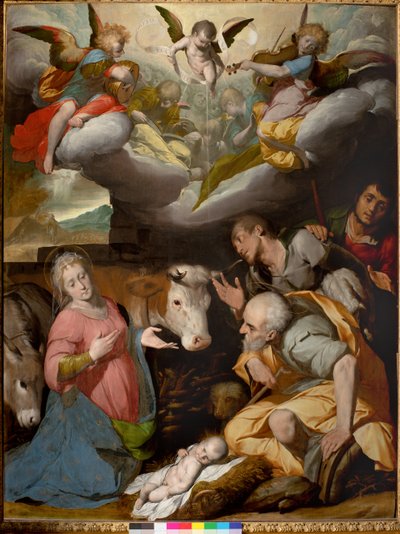 Pásztorok imádása, 1592-95 alkotó: Giovanni Battista Crespi