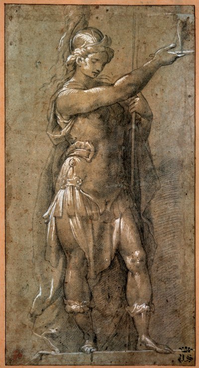 Minerva, 17. század eleje alkotó: Giovanni Battista Crespi