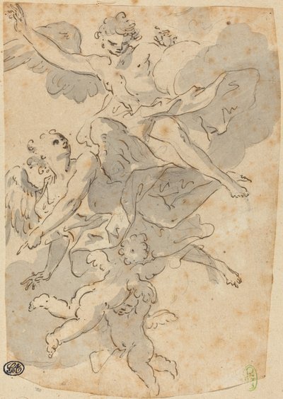 Angyalok és Putti alkotó: Giovanni Battista Crosato