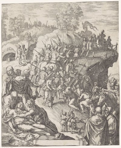 A kereszthordozás alkotó: Giovanni Battista Fontana