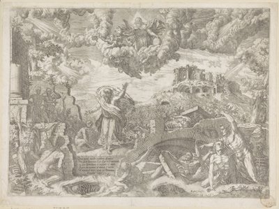 Ezékiel látomása alkotó: Giovanni Battista Fontana